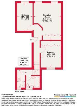 2 bedroom flat to rent - floorplan