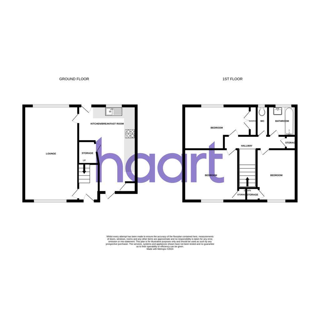 3 bedroom terraced house for sale - floorplan