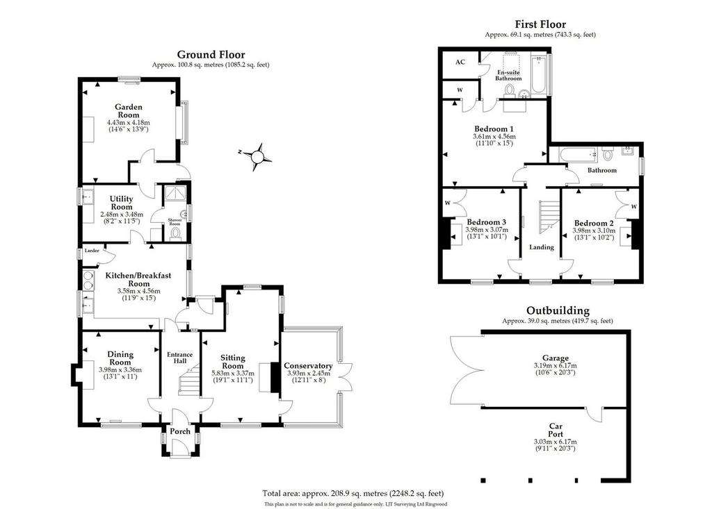 3 bedroom character property for sale - floorplan