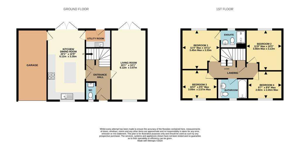 4 bedroom house for sale - floorplan