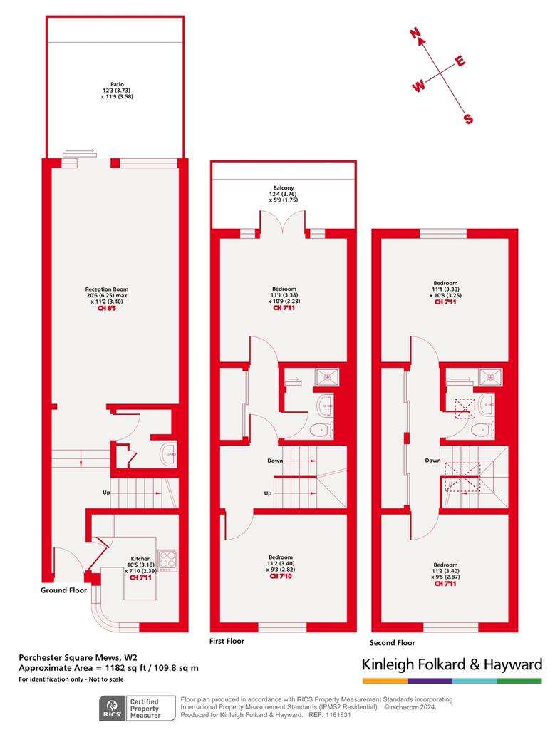 4 bedroom town house for sale - floorplan