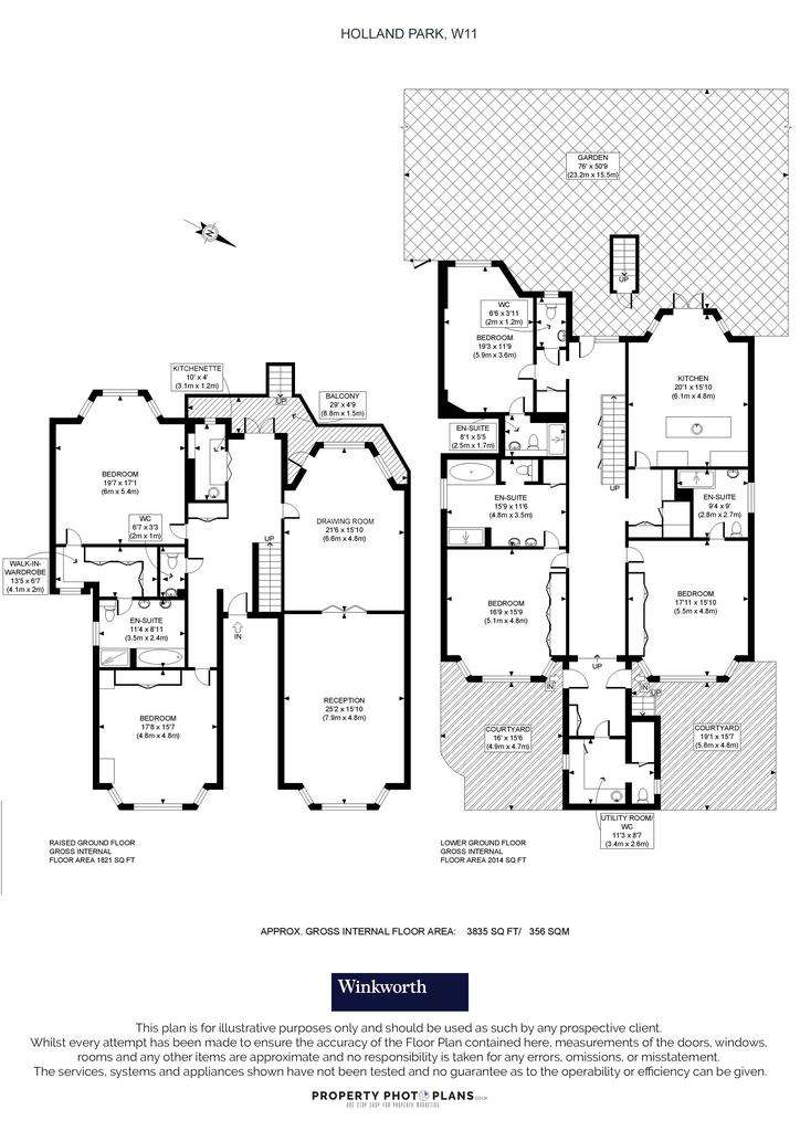 4 bedroom detached house to rent - floorplan