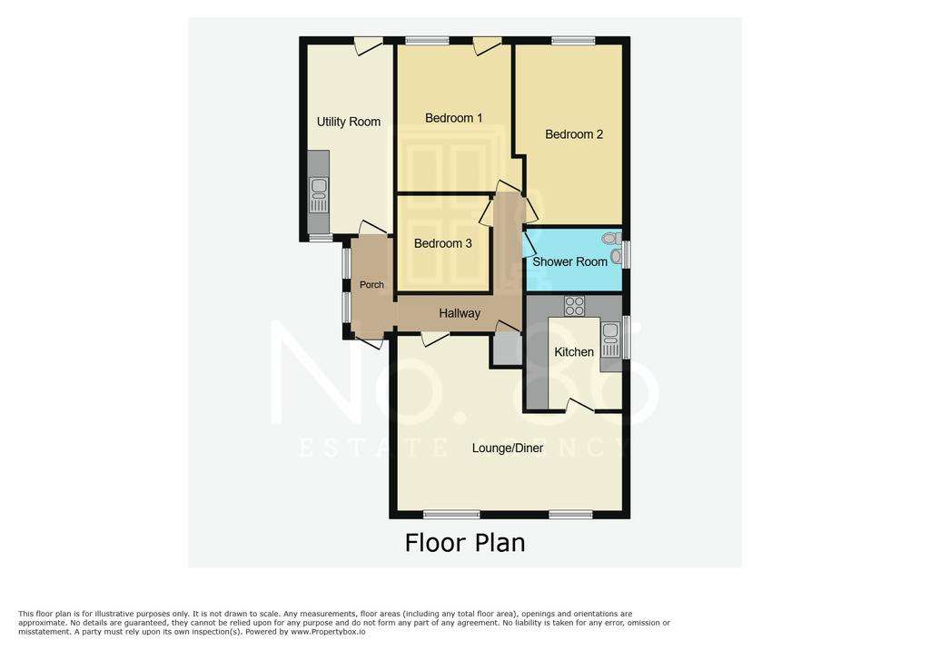 3 bedroom detached bungalow for sale - floorplan