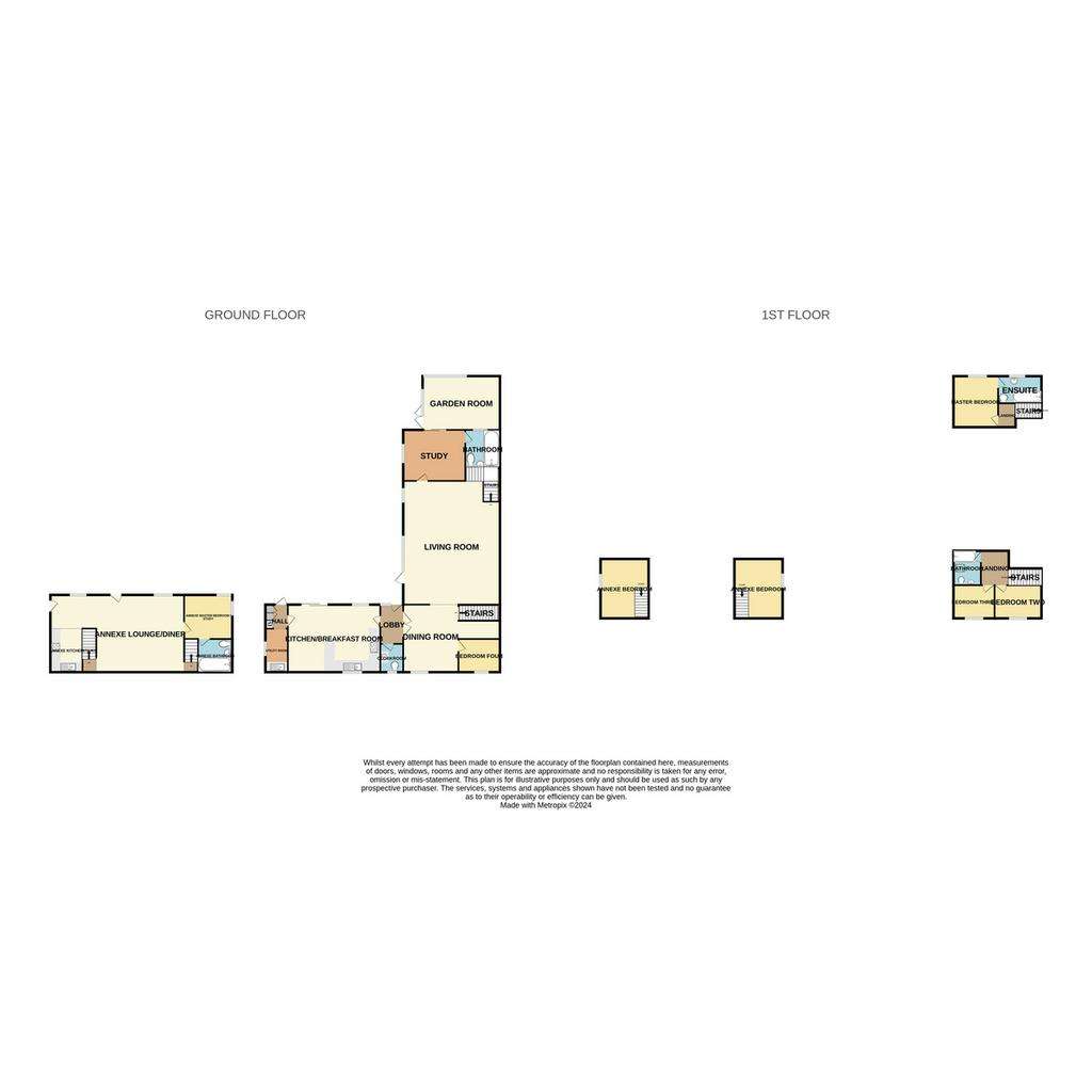 4 bedroom barn conversion for sale - floorplan