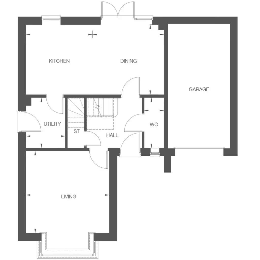 4 bedroom detached house for sale - floorplan