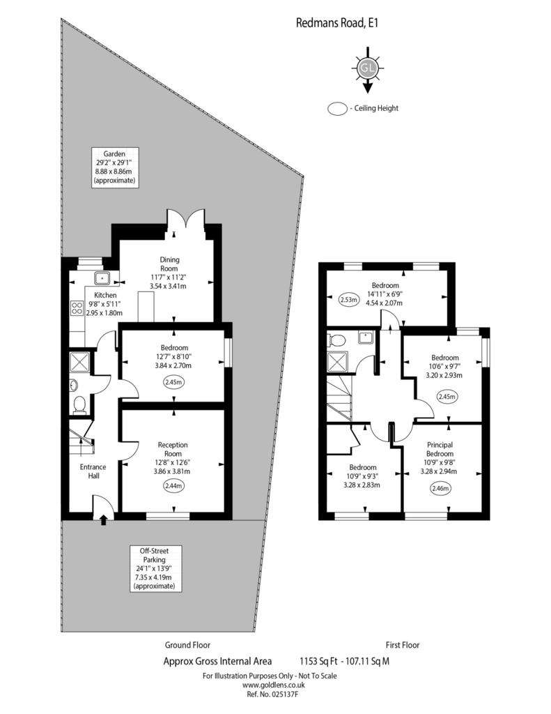 6 bedroom house to rent - floorplan