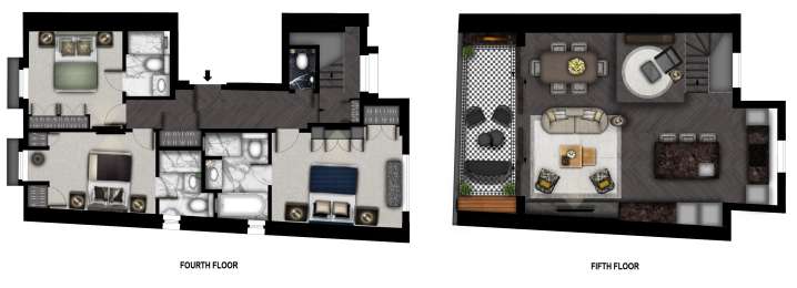 3 bedroom flat to rent - floorplan