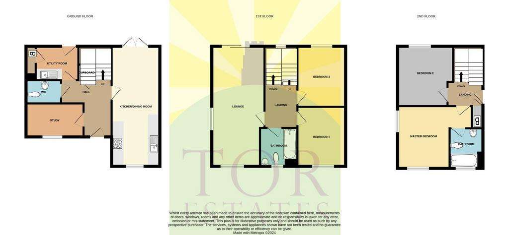 4 bedroom terraced house to rent - floorplan