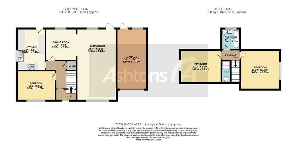 3 bedroom detached bungalow for sale - floorplan