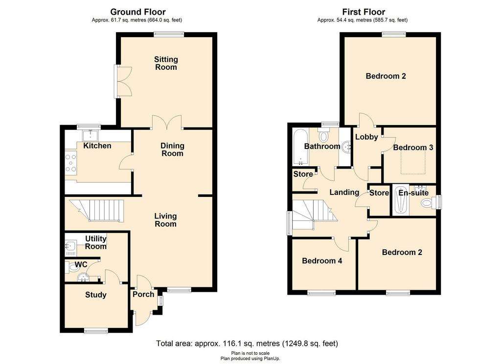 4 bedroom detached house for sale - floorplan