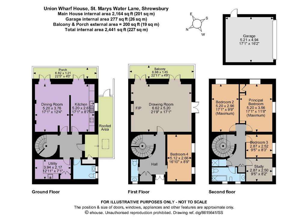 4 bedroom semi-detached house for sale - floorplan