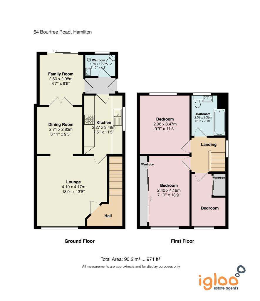 3 bedroom semi-detached house to rent - floorplan