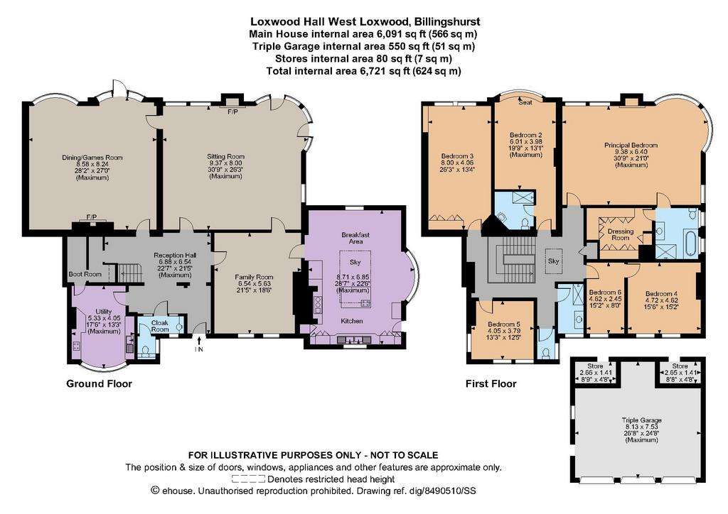 6 bedroom semi-detached house to rent - floorplan