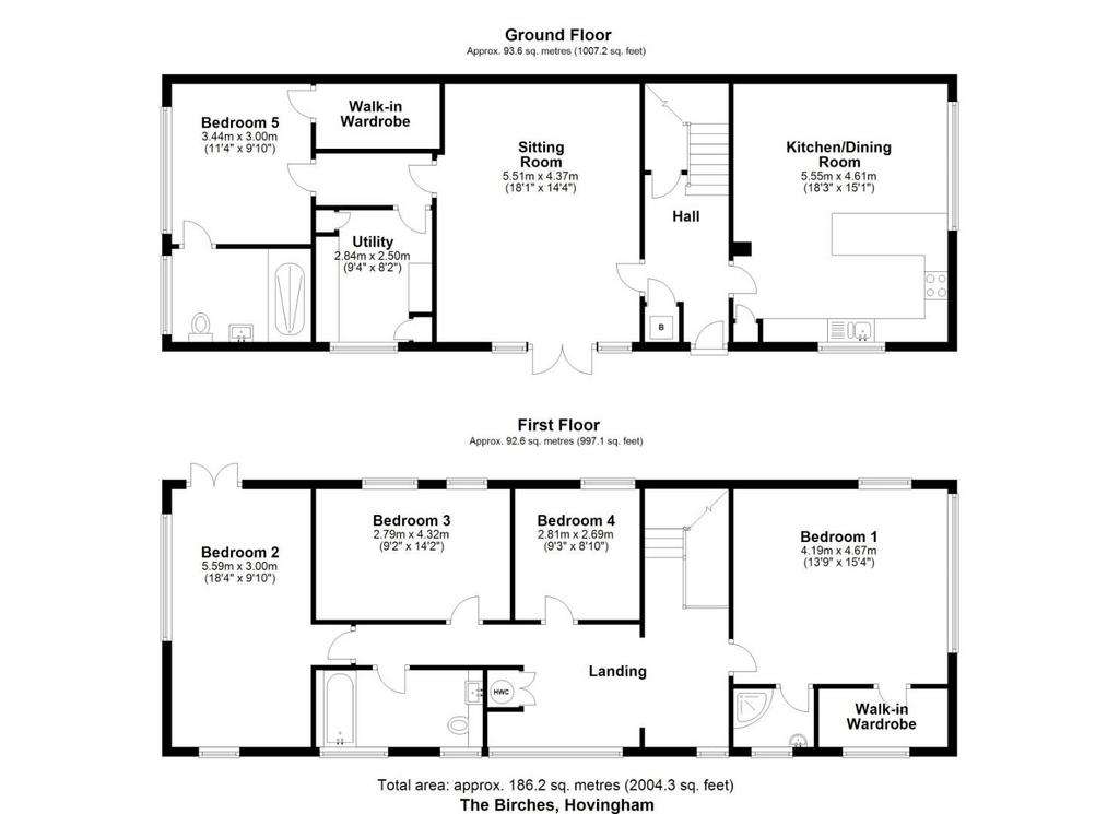 5 bedroom house for sale - floorplan