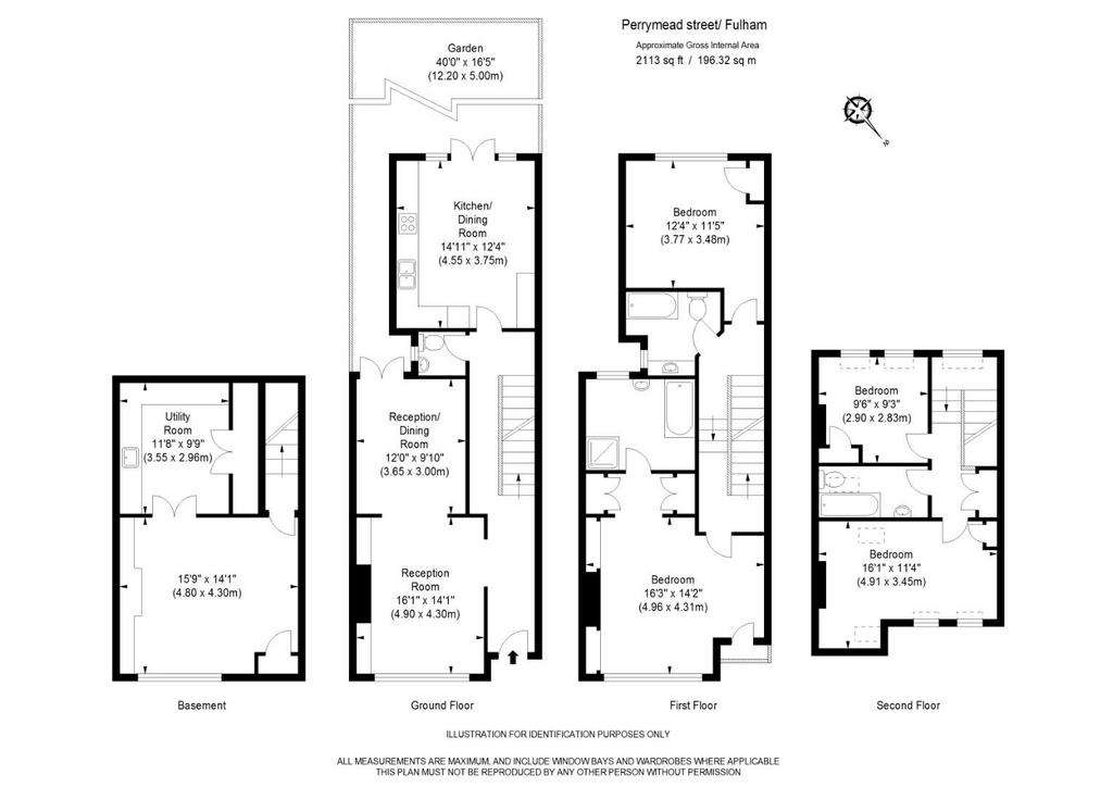 5 bedroom house to rent - floorplan