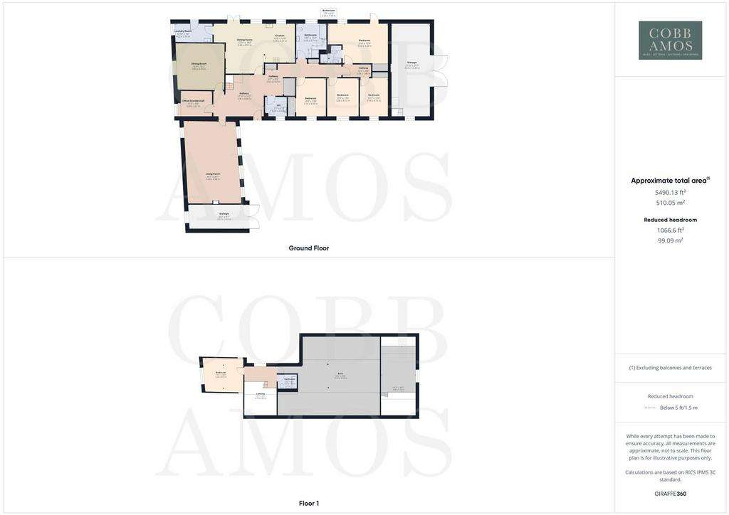 4 bedroom barn conversion for sale - floorplan