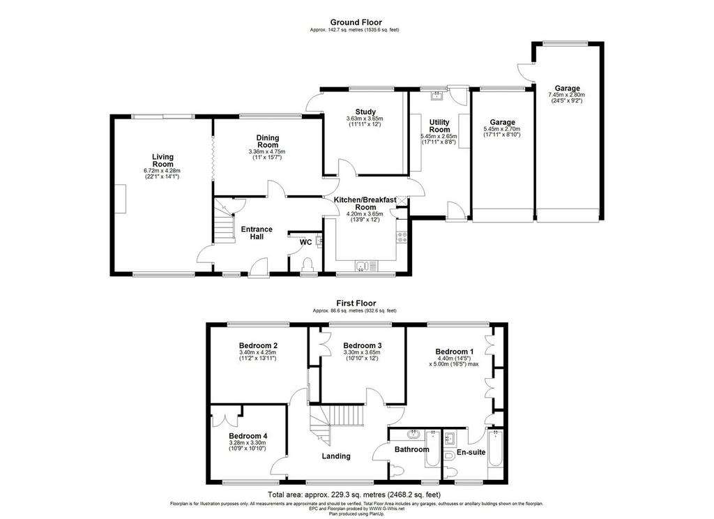 4 bedroom detached house for sale - floorplan