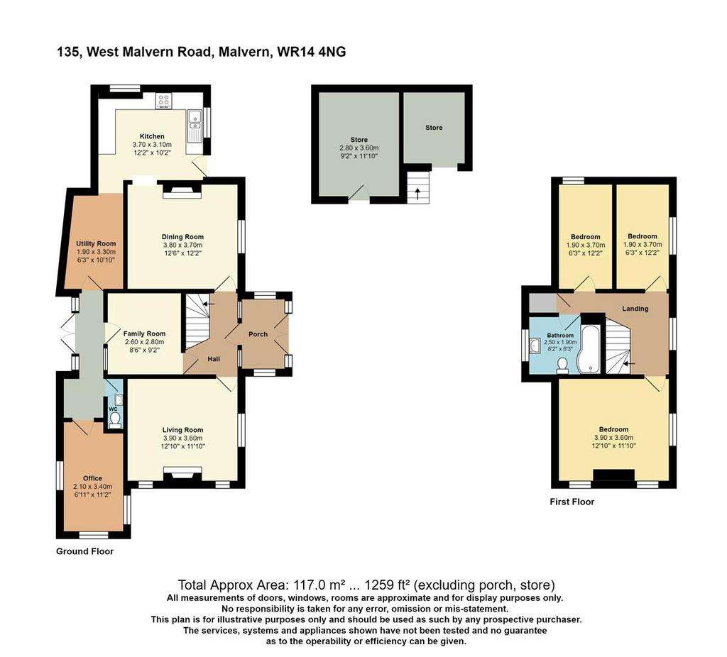 3 bedroom detached house for sale - floorplan