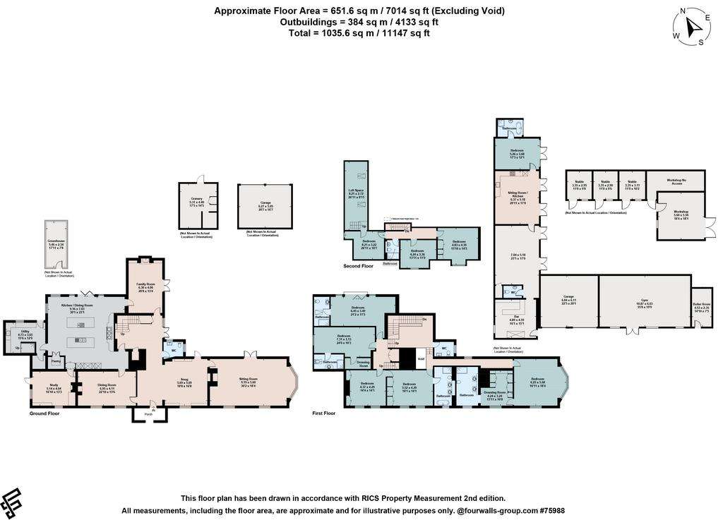 8 bedroom detached house for sale - floorplan