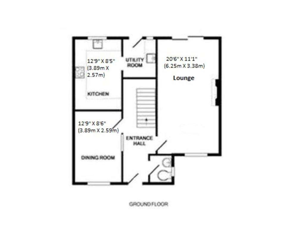 4 bedroom detached house to rent - floorplan