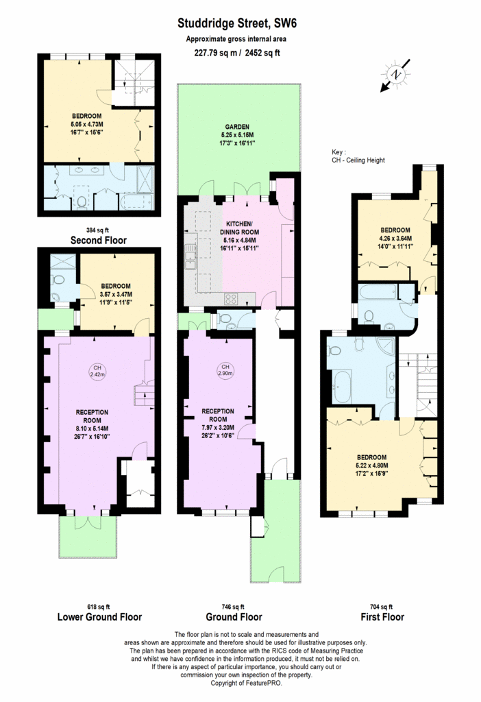 4 bedroom terraced house to rent - floorplan