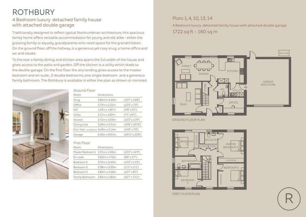 4 bedroom detached house for sale - floorplan