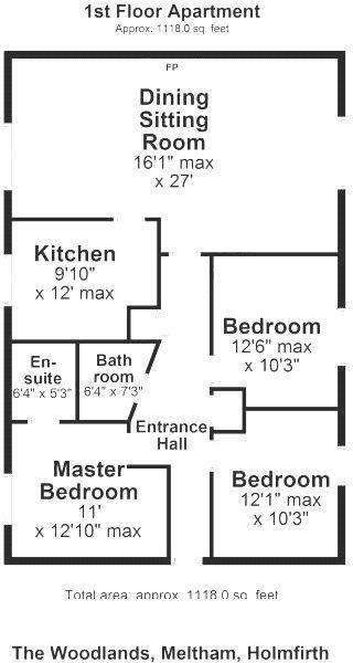 3 bedroom mews house to rent - floorplan