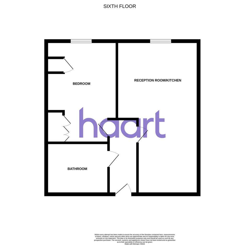 1 bedroom flat for sale - floorplan