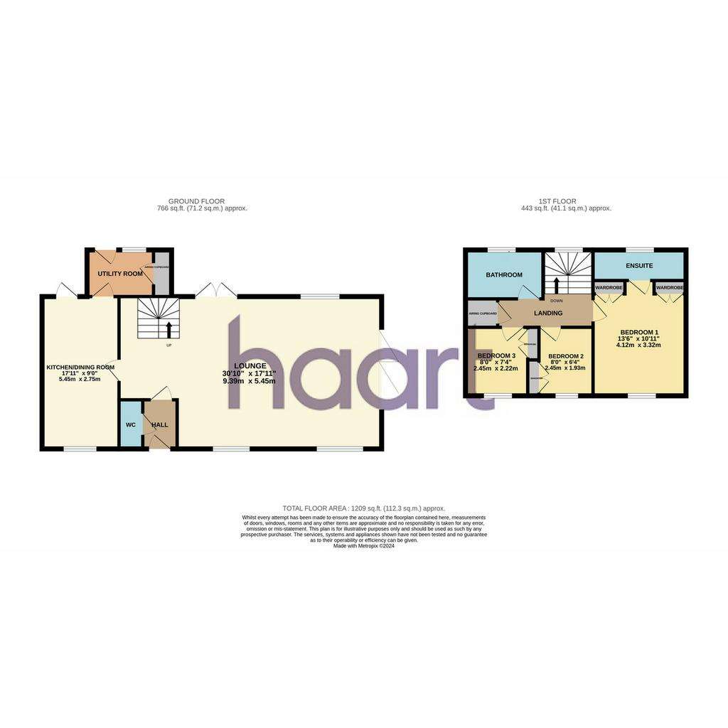 3 bedroom detached house for sale - floorplan