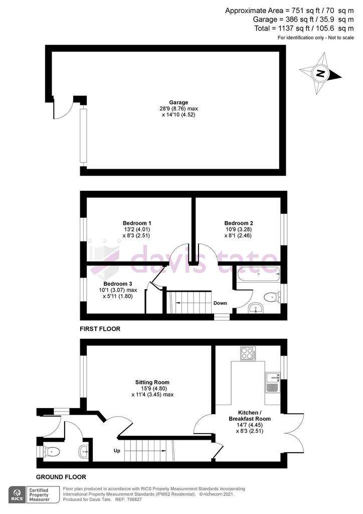 3 bedroom semi-detached house to rent - floorplan