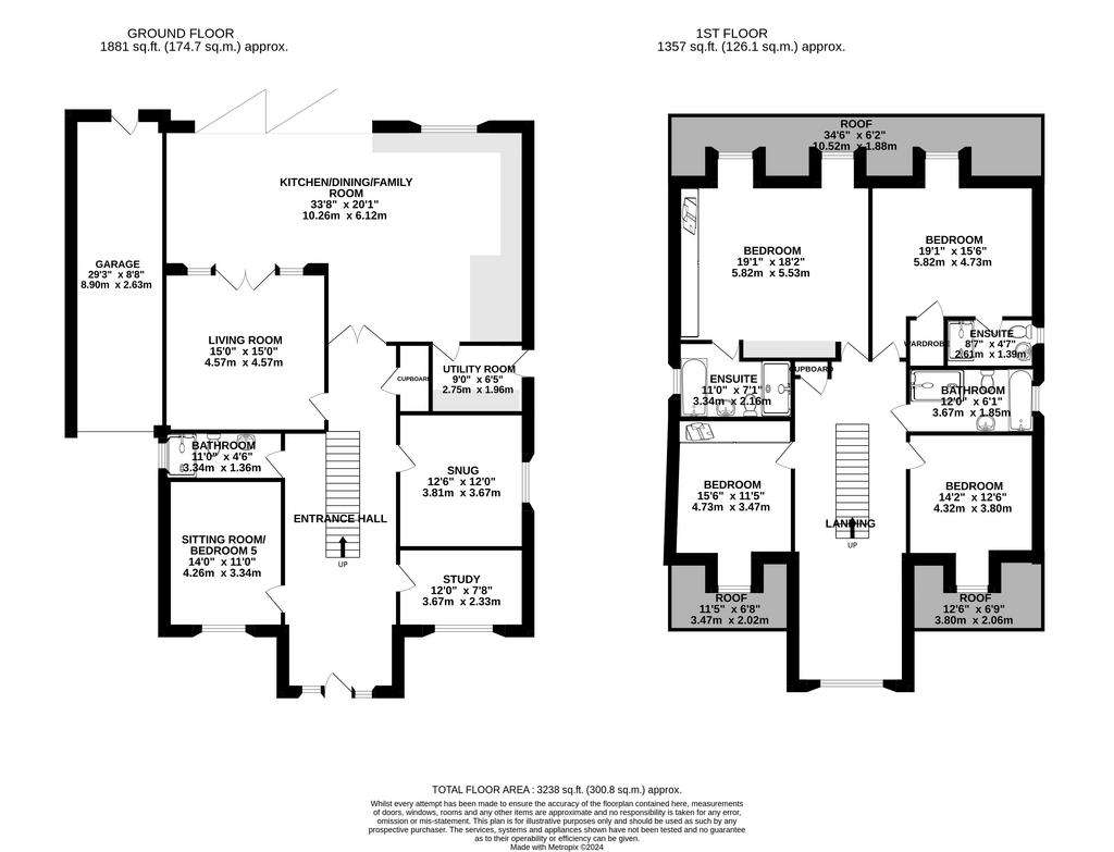 5 bedroom detached house for sale - floorplan