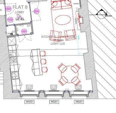 2 bedroom duplex apartment to rent - floorplan