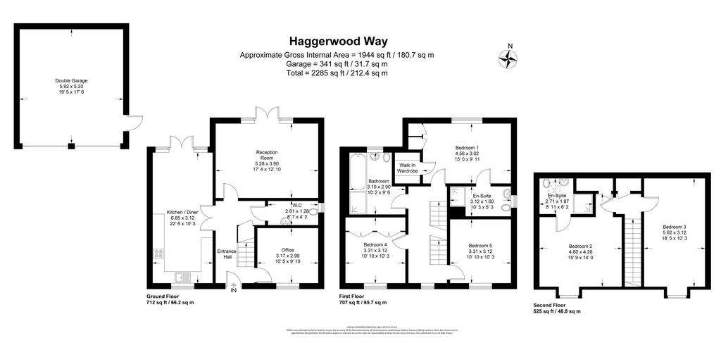 5 bedroom detached house for sale - floorplan