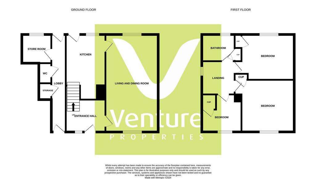 3 bedroom semi-detached house to rent - floorplan