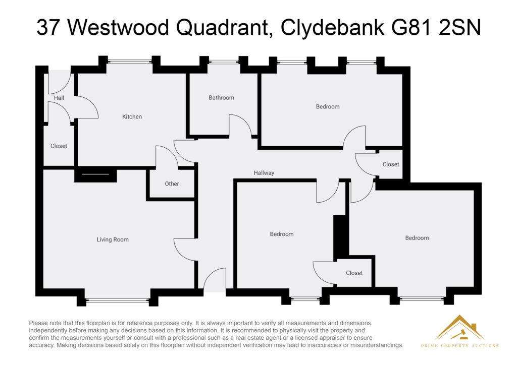 3 bedroom flat for sale - floorplan