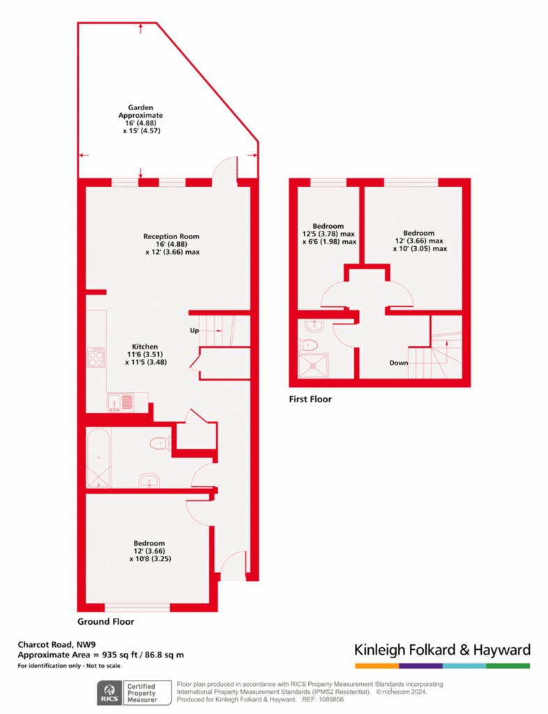 3 bedroom flat to rent - floorplan