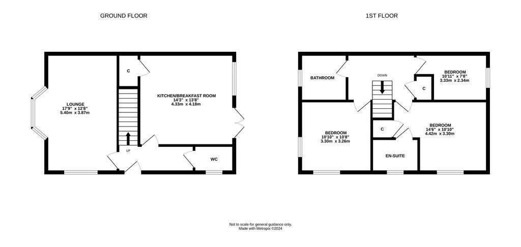 3 bedroom semi-detached house for sale - floorplan