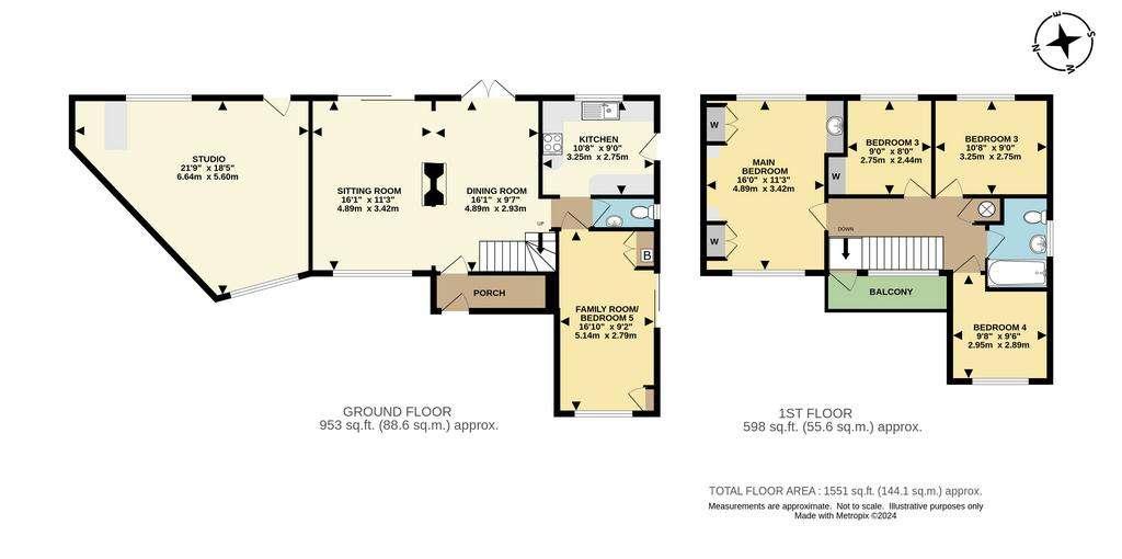 4 bedroom detached house for sale - floorplan