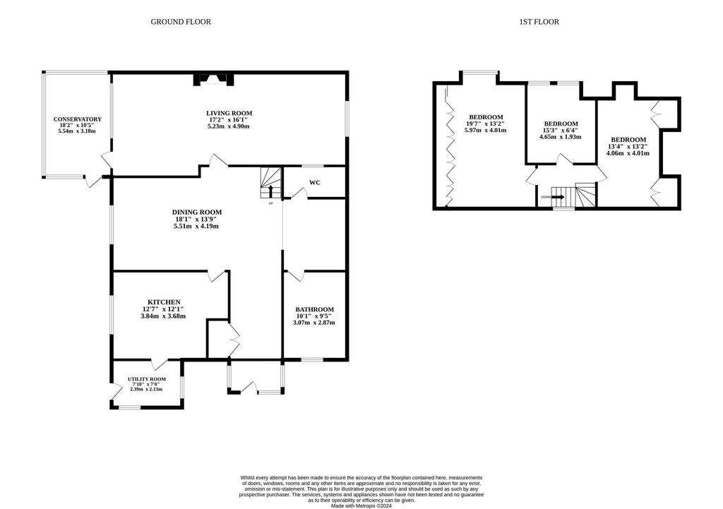 3 bedroom cottage for sale - floorplan