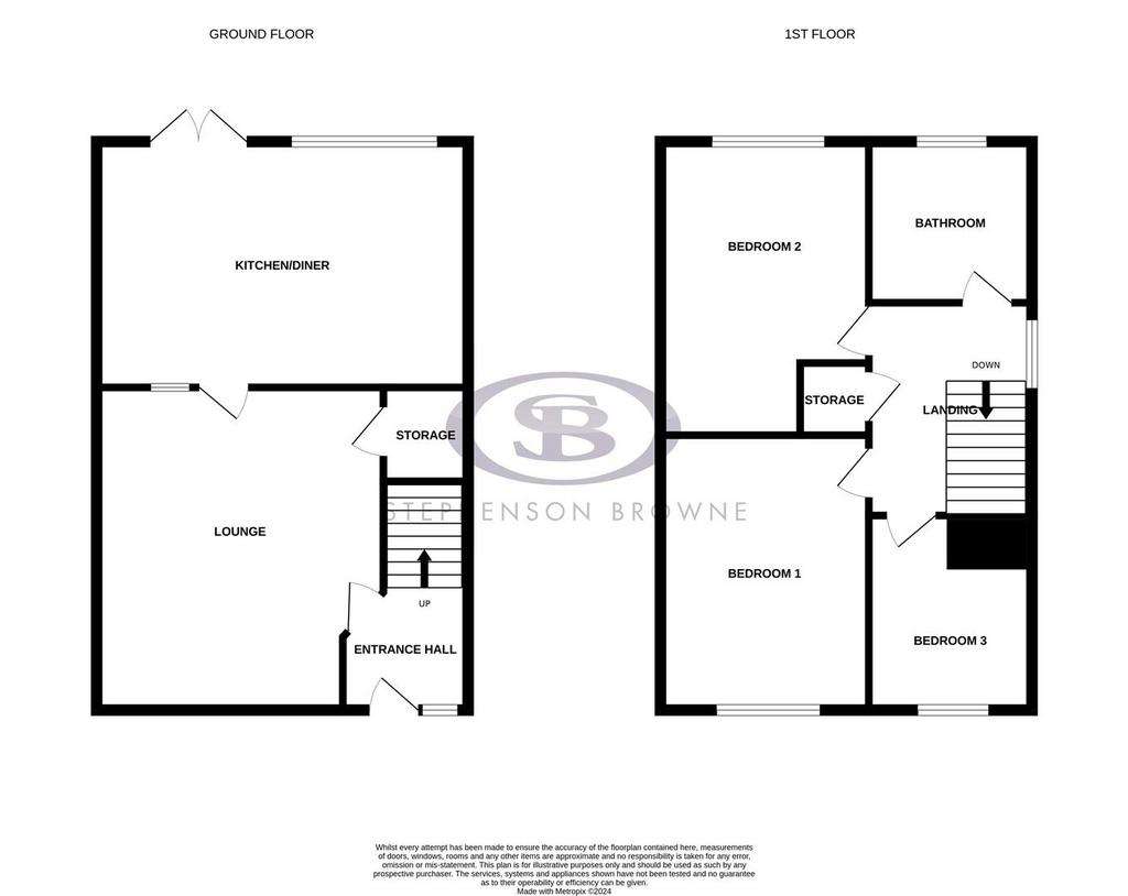 3 bedroom detached house for sale - floorplan