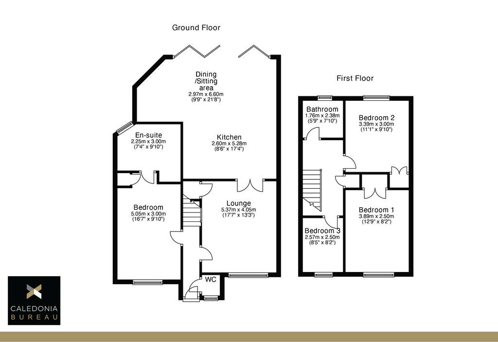 4 bedroom semi-detached house for sale - floorplan