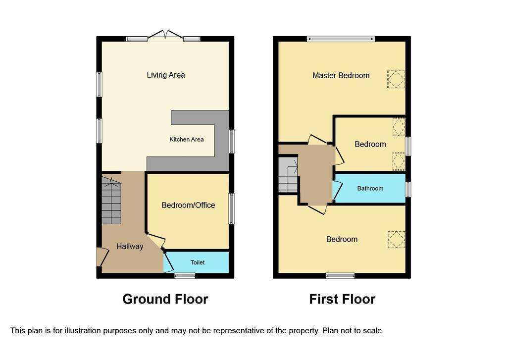 4 bedroom detached house to rent - floorplan