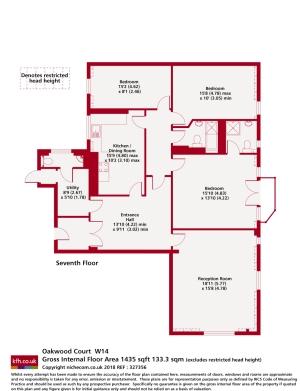 3 bedroom flat to rent - floorplan