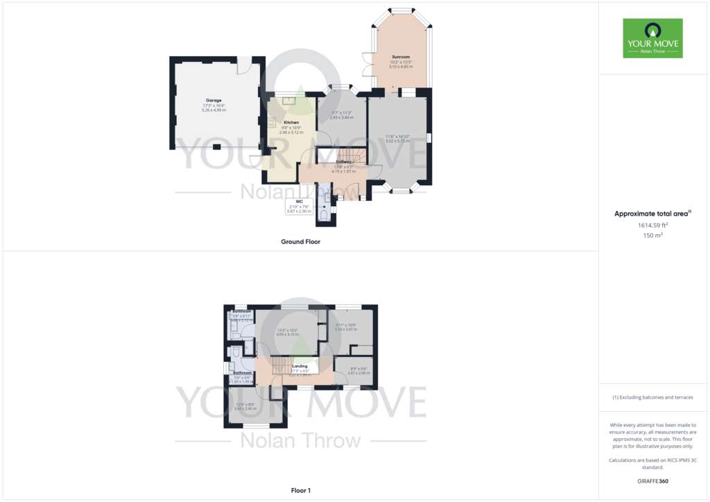 4 bedroom detached house to rent - floorplan