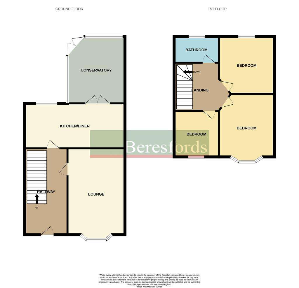 3 bedroom terraced house for sale - floorplan