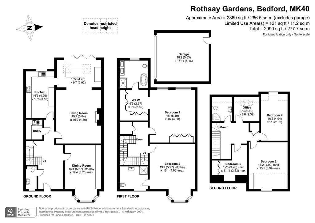 6 bedroom house for sale - floorplan