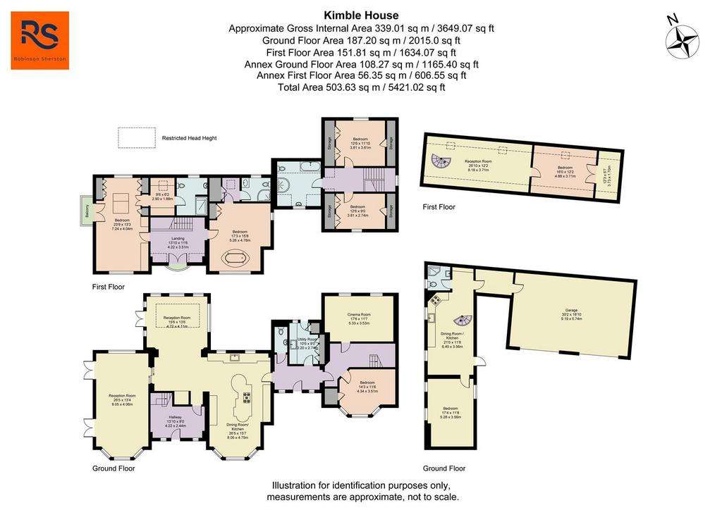 6 bedroom detached house to rent - floorplan