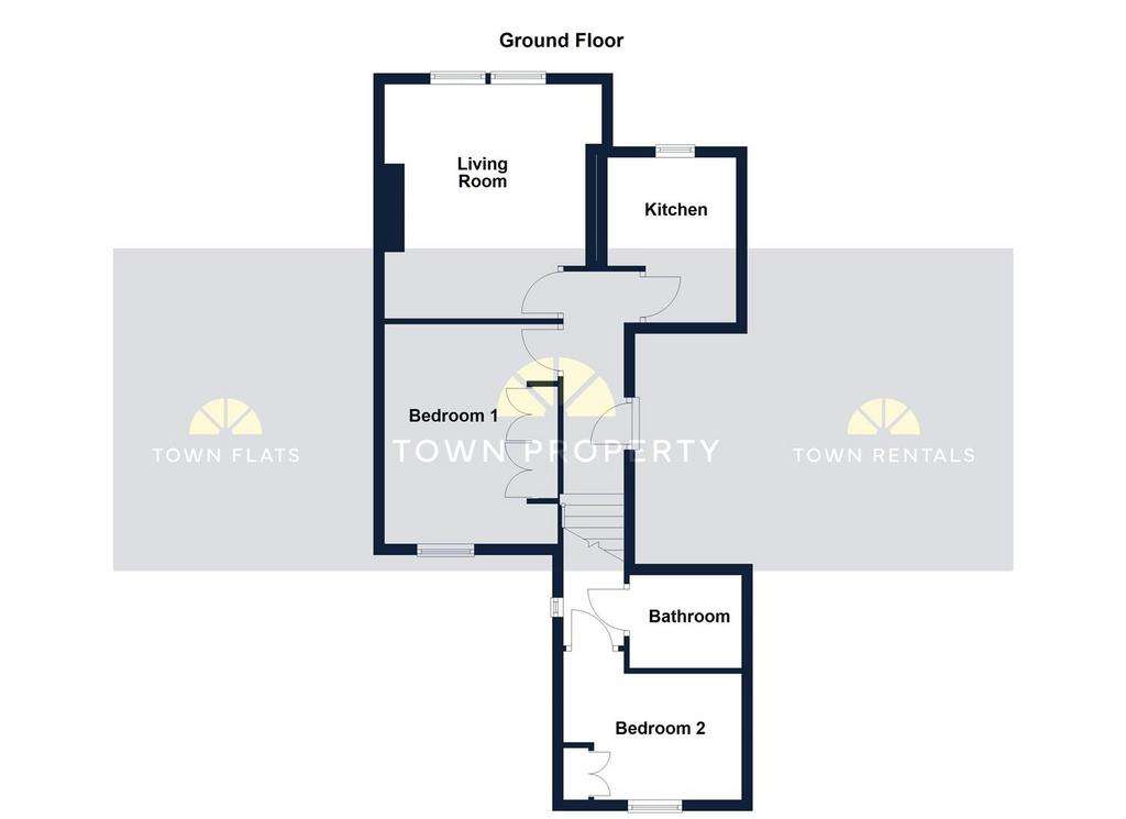 2 bedroom flat to rent - floorplan