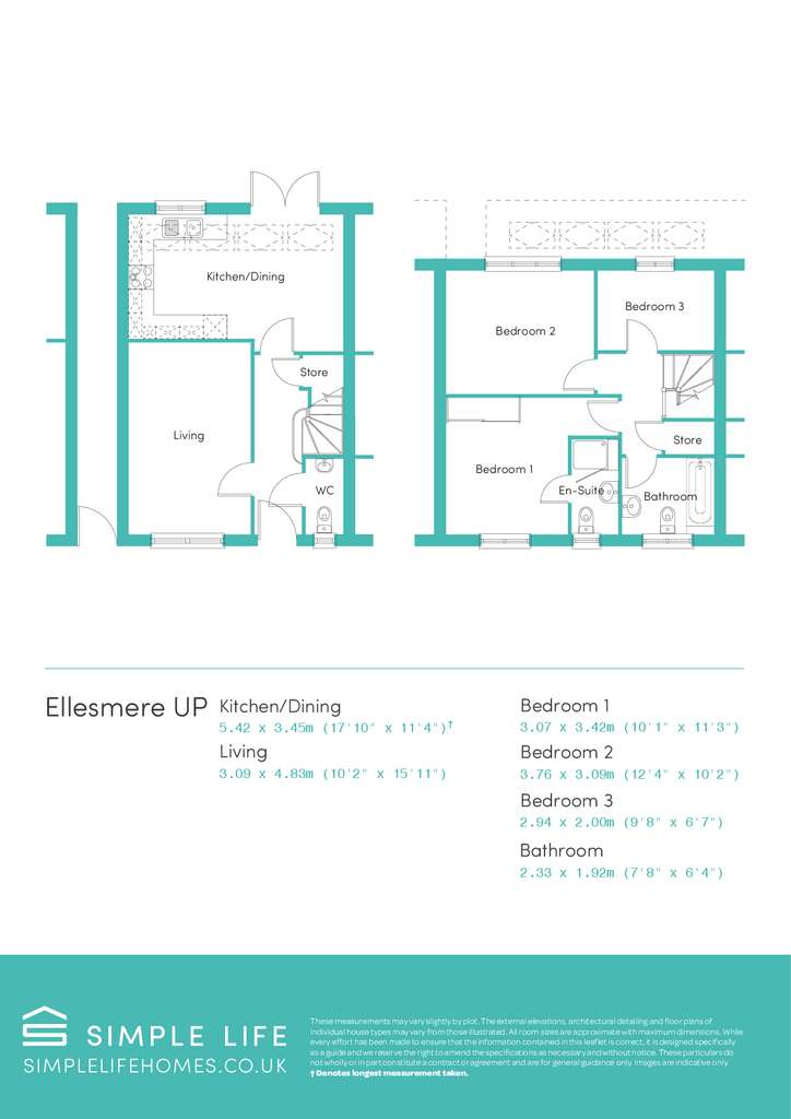 3 bedroom semi-detached house to rent - floorplan