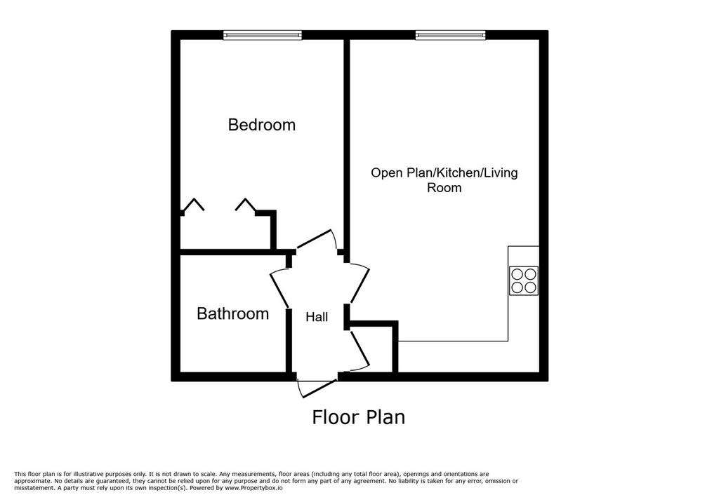 1 bedroom flat to rent - floorplan